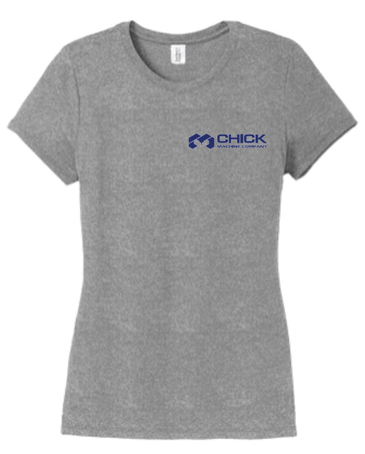 Women's T Grey Frost Left Chest Logo