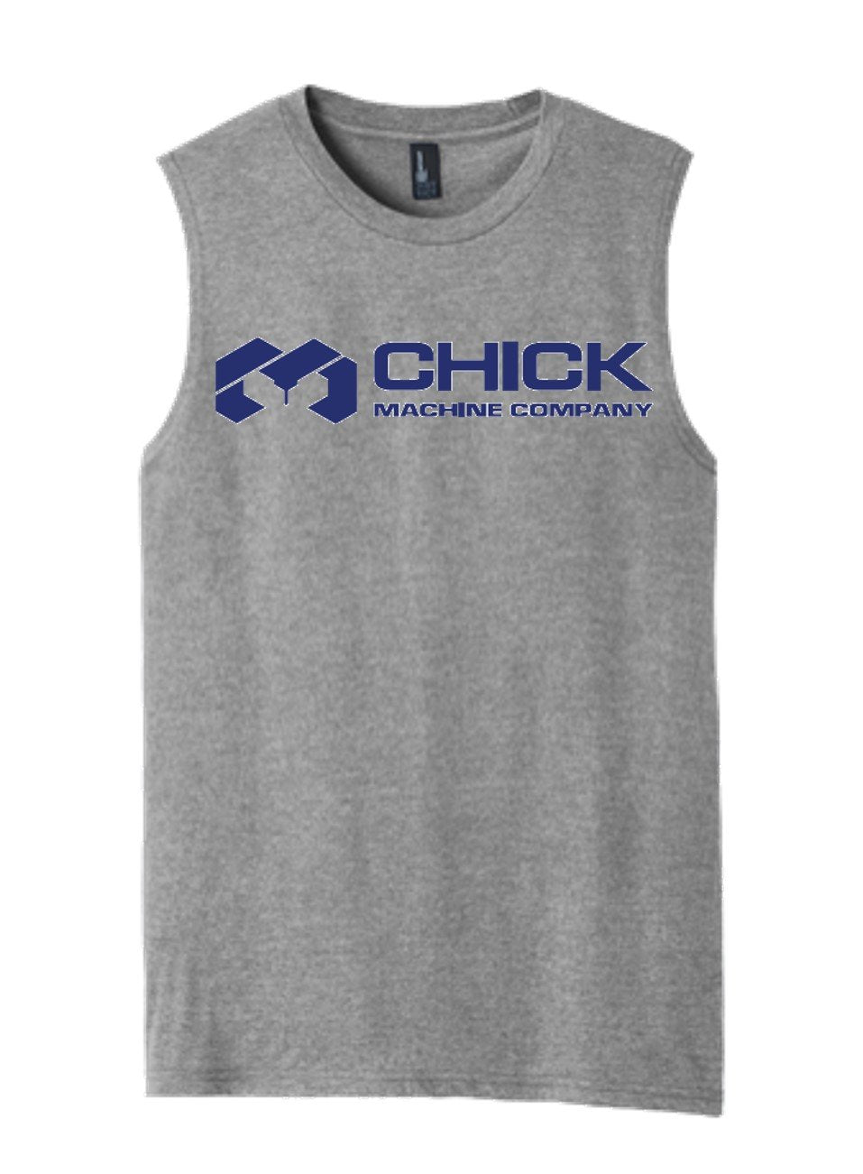 Chick Tank Grey Frost Center Chest Logo